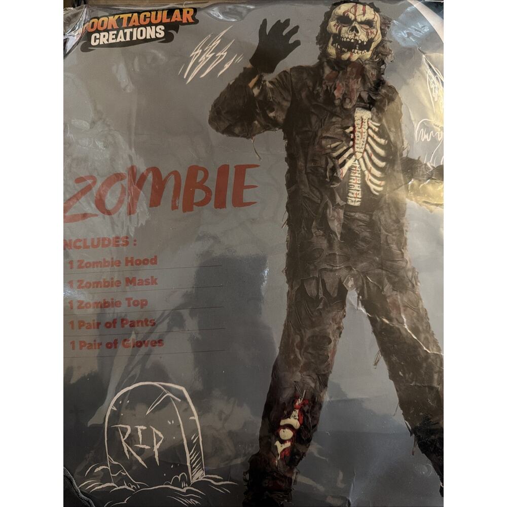 Spooktacular Creations Zombie Costume for Kids XXL 14-16 Years Old